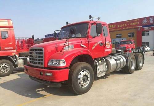 新乡昌林东风柳汽龙卡重卡6x4牵引车25.4万