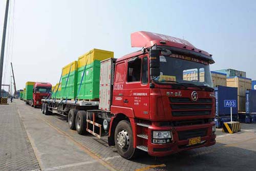 中韩陆海国际物流实现甩挂运输 汽车市场网